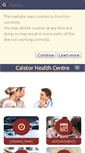 Mobile Screenshot of caistorhealthcentre.co.uk