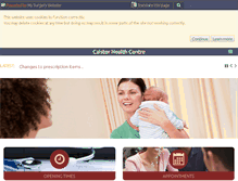 Tablet Screenshot of caistorhealthcentre.co.uk